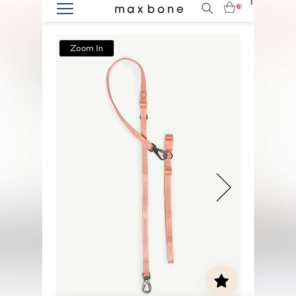 Stylish Pink Dog Leash